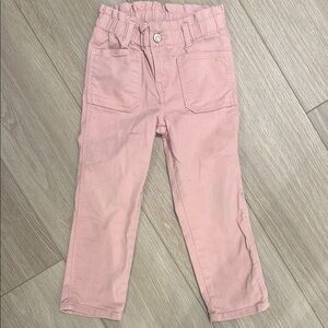 GAP Pink Corduroy Casual Bottoms with Straight Leg